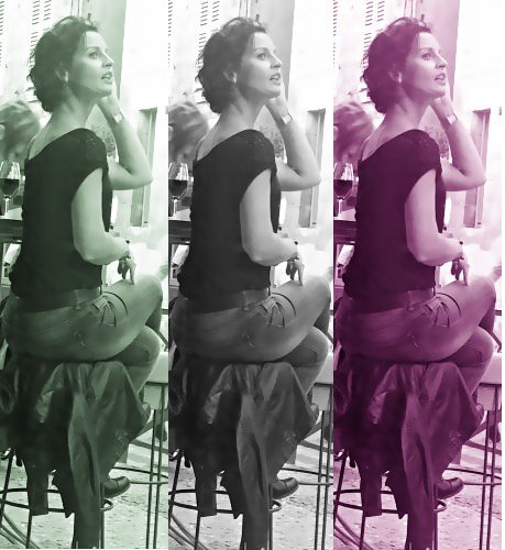 Une fille dans le vent - Bar à vin Le garde robe